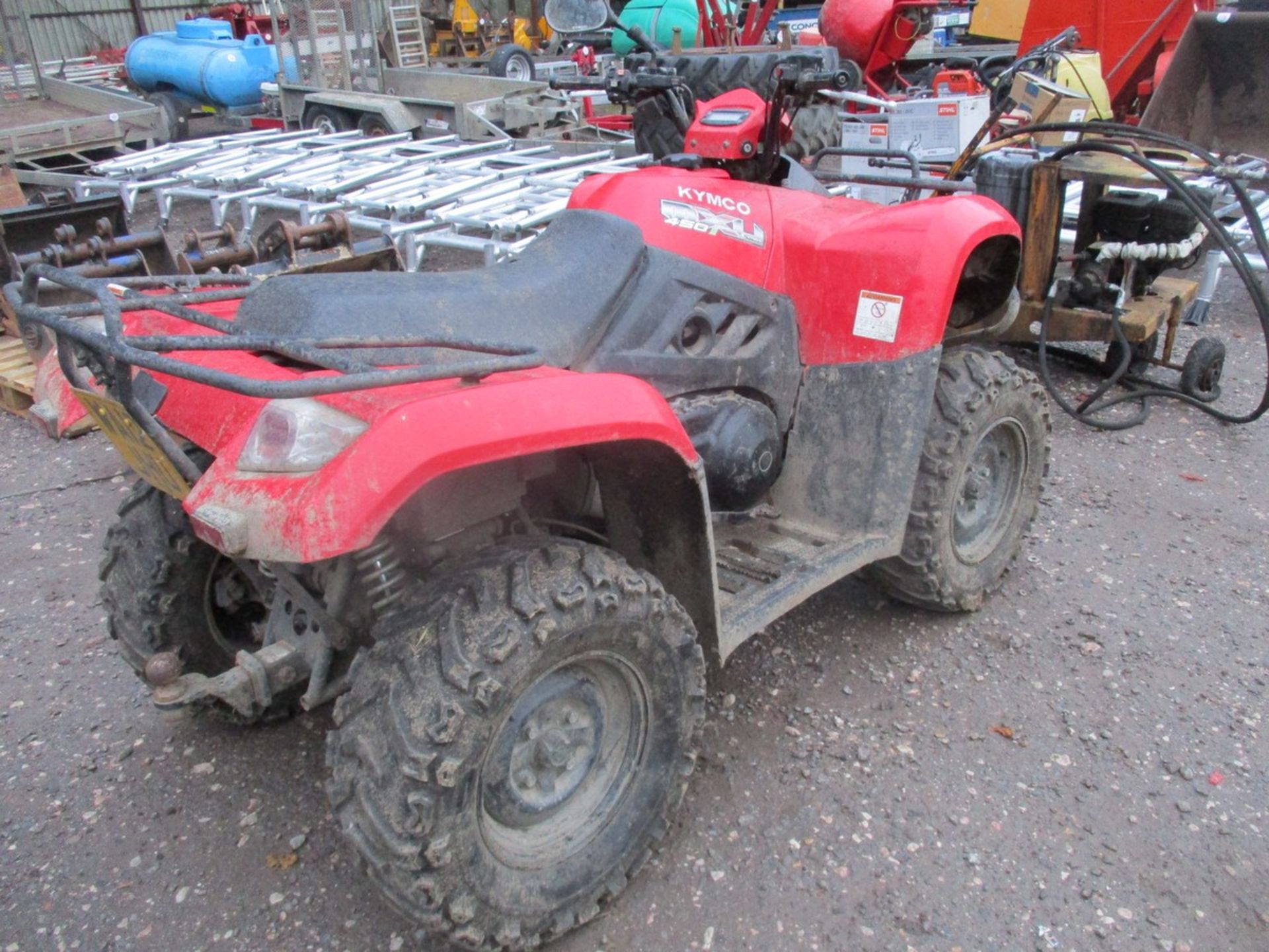KYMCO 450 QUAD WA12 JHU (FROM A DECEASED ESTATE, NOT STARTING BEEN STOOD A WHILE) - Image 3 of 4