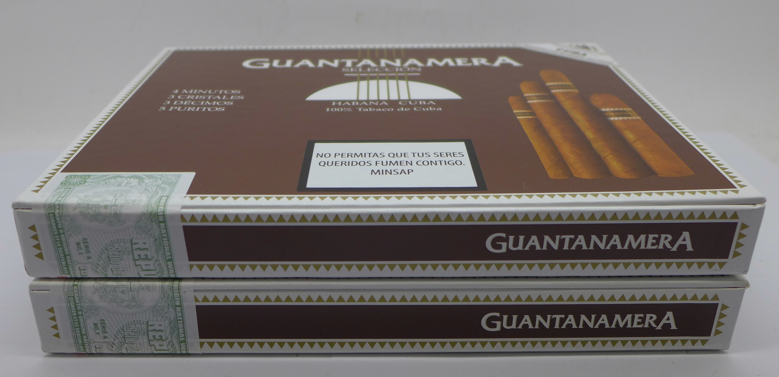 Two sealed boxes of Guantanamera Habana Cuba cigars and eight mixed size cigars in a Romeo y Julieta - Bild 6 aus 6