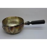 A French silver Arts and Crafts saucepan, total weight 265g, diameter 12cm