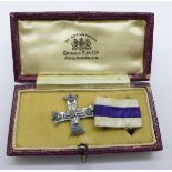 A Military Medal miniature, the Spink case with presentation inscription