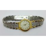 A lady's Omega quartz wristwatch