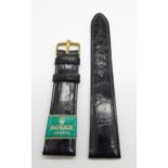 A gentleman's Rolex wristwatch strap, 20mm