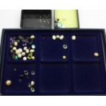 A collection gemstones, diamonds and pearls for remounting and repairs