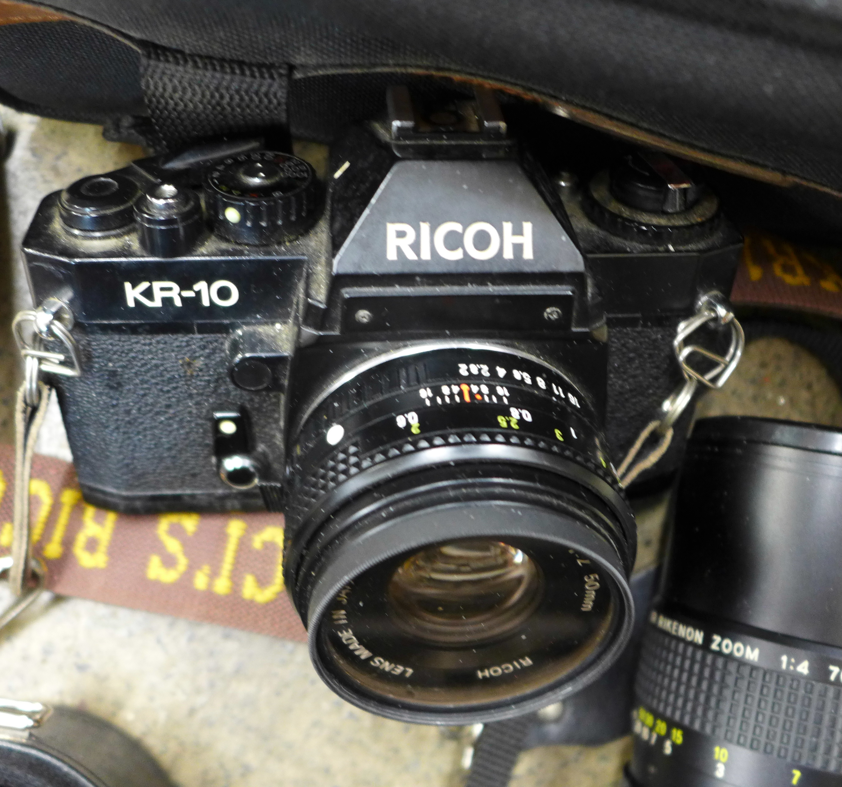 Cameras;-Ricoh KR-10 camera, Rikenon 50mm f1.2 XR Rikenon 28mm f2.8 XR Rikenon f4 70-150mm lenses, - Image 2 of 3