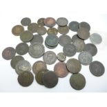 A collection of coins