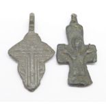 Two Viking crosses, found in Russia
