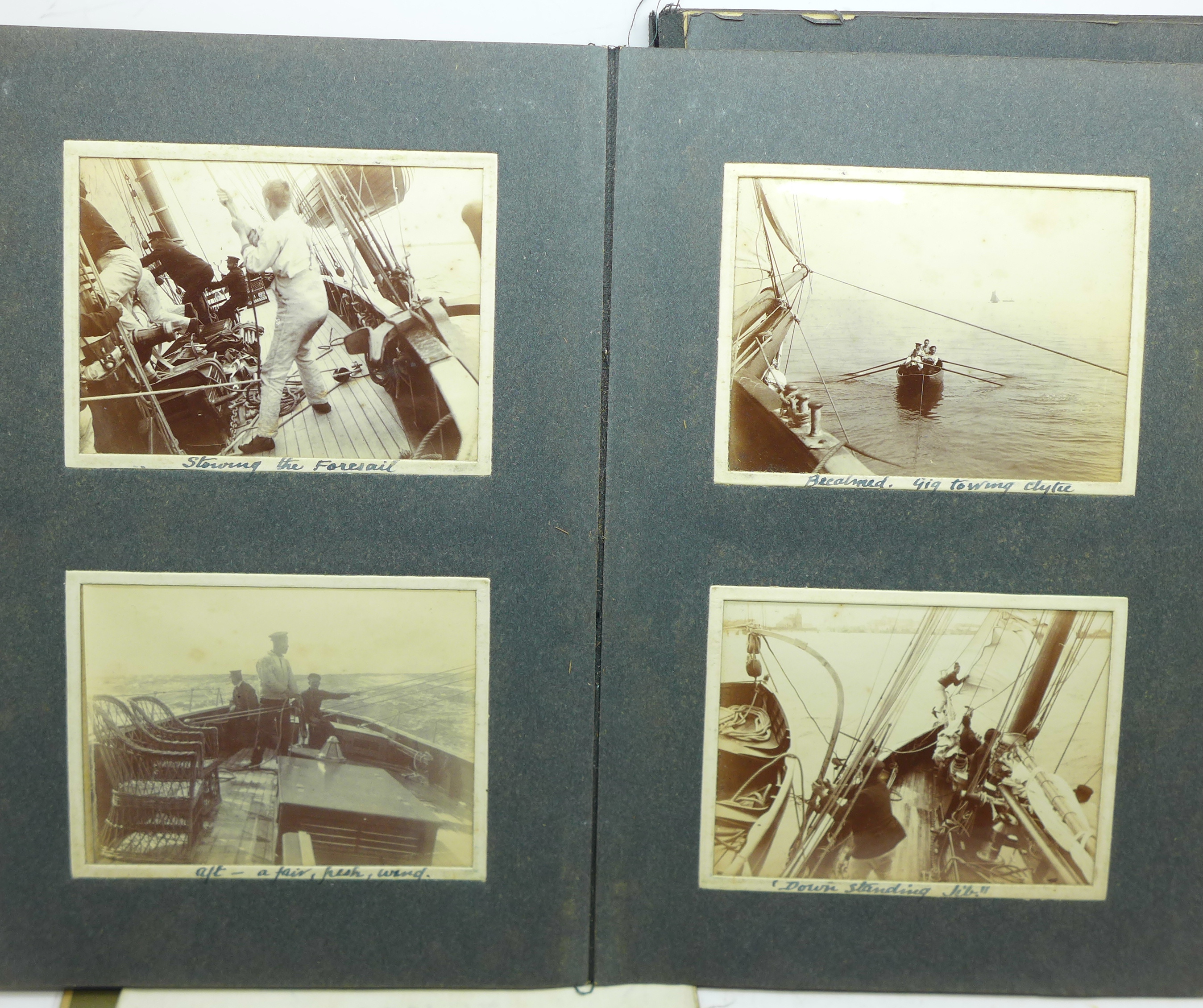 A United Navigation Committee Grimsby certificate, a photograph album including yachting, a Cunard - Image 6 of 10