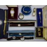 Wristwatches including three Rotary, mechanical and quartz