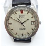 A gentleman's Omega Electronic f300Hz Seamaster Chronometer wristwatch