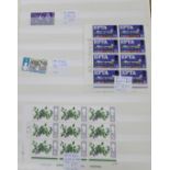 Stamps; GB varieties (37) and minor constant flaws (28), all mint and often in positional blocks