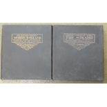 Two gramophone record sets, one The Mikado by Gilbert and Sullivan, the other Merrie England by