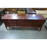 A mahogany sideboard