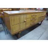 A teak sideboard