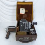 A Paillard Bolex D8L 8mm movie camera in case and a Bell Autoload 308 movie camera *sold untested