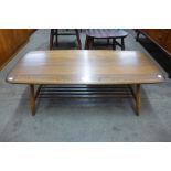 An Ercol Golden Dawn elm coffee table