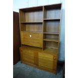 A Danish Domino Mobler teak bookcase