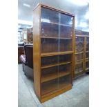 A teak bookcase