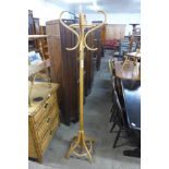 A beech bentwood coat stand