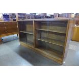 A teak bookcase