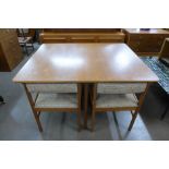 A McIntosh teak dining table and four chairs