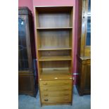 A Danish Domino Mobler teak bookcase