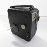 A Pathescope Motocamera 9.5mm handheld movie camera