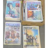 Approximately 50 Melody Maker magazines, 1989-1992