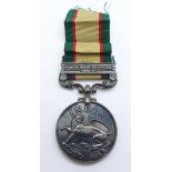 A George VI India General Service Medal with North West Frontier 1936-37 clasp to 3908069 Pte, L.