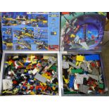 A collection of Lego, in two Lego System boxes 6493 and 4559, (total weight 5.54kg)