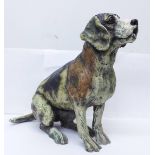 A Fine Art cold cast porcelain sculpture by April Shepherd, Paying Attention, limited edition, 30.