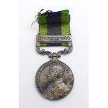 A George V India General Service Medal, (Calcutta striking), with Afghanistan North West Frontier