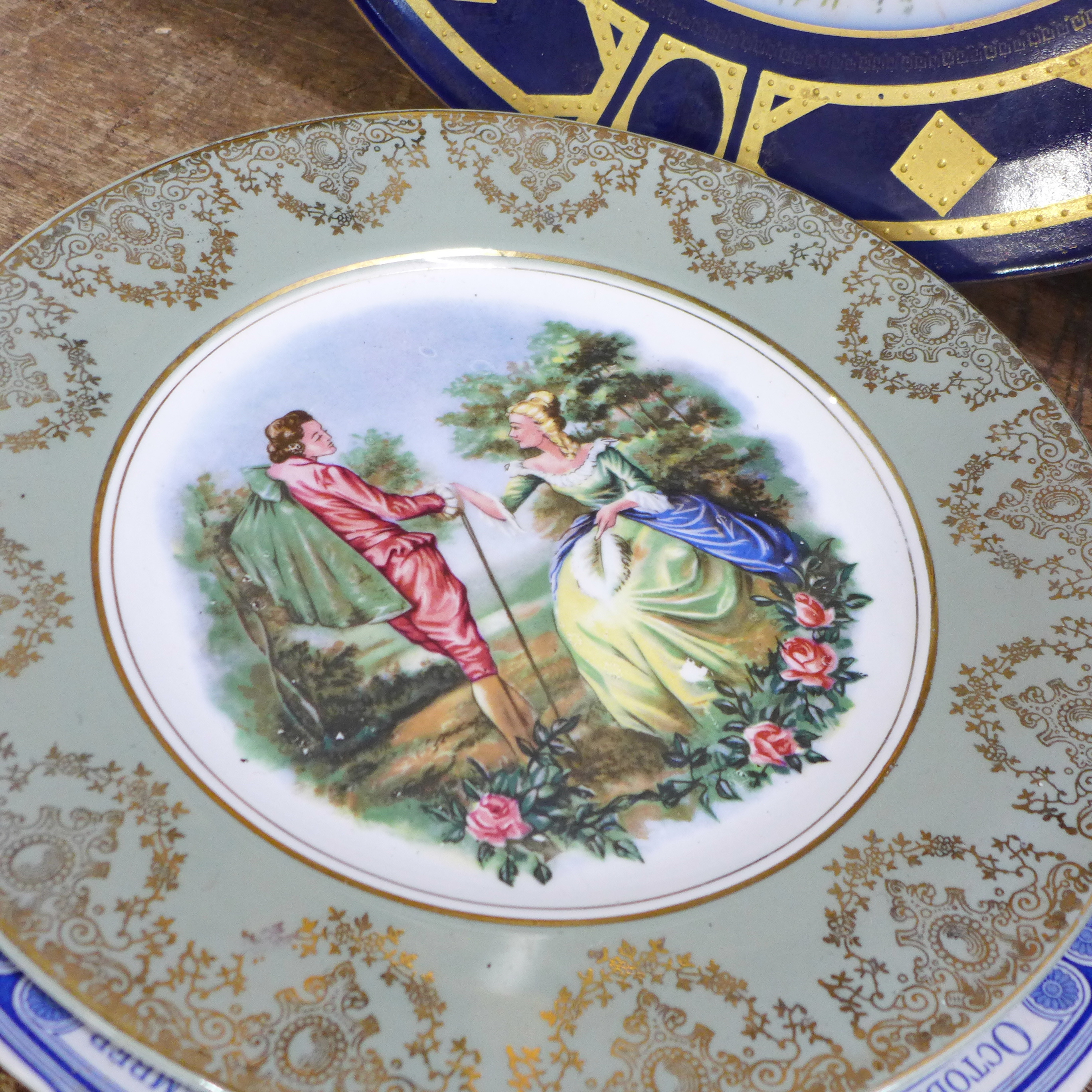 A Vienna plate and other plates - Bild 3 aus 5