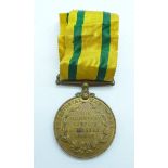 A George V Territorial War Medal 1914-19 For Voluntary Service Overseas to 7291 Pte. P. Lang, A.&S.