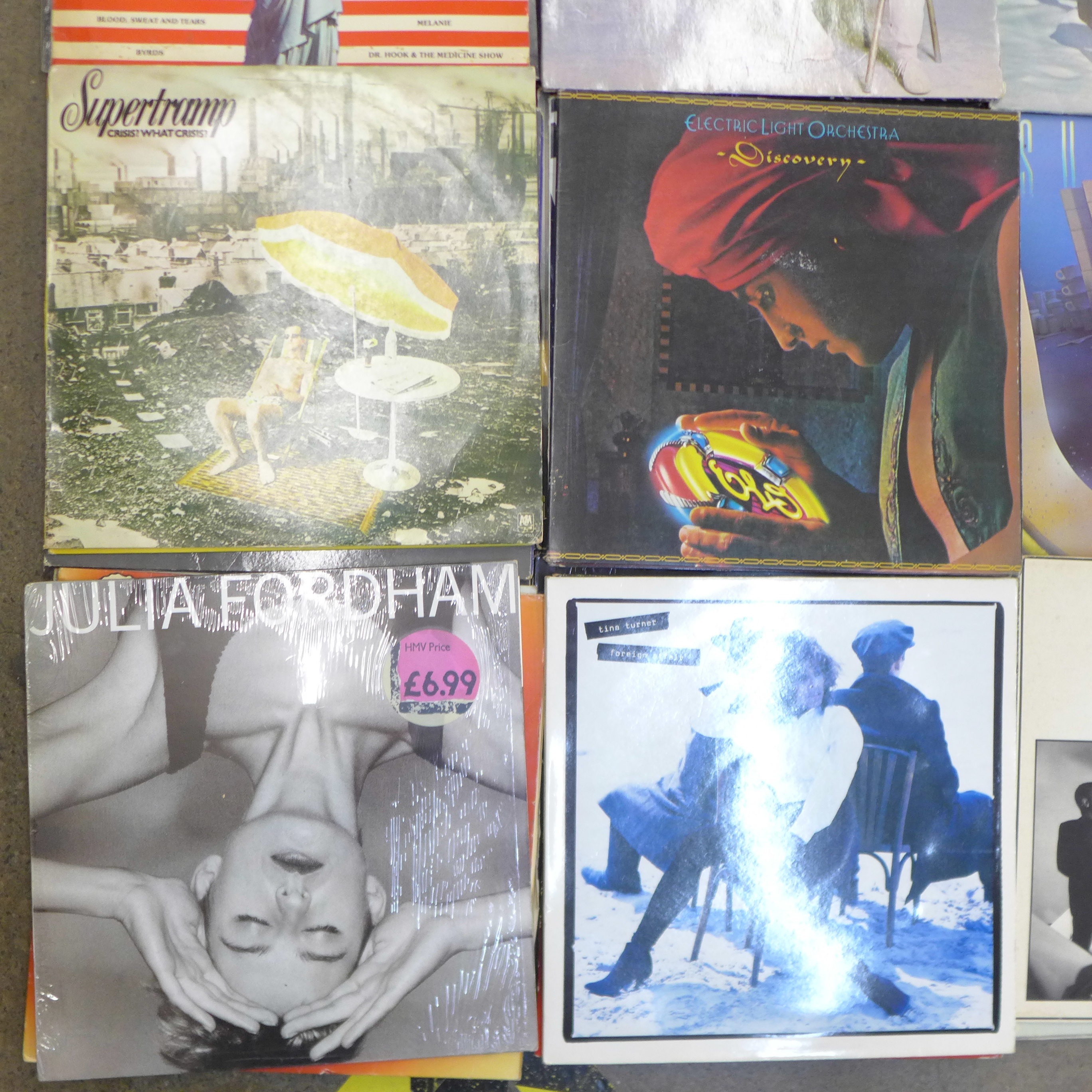 A collection of thirty-two LP records, Lennon, Tubular Bells, Iron Maiden, etc., (Ian Dury sleeve - Image 4 of 4