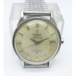 An Omega Constellation automatic wristwatch, Chronometer Officially Certified, with pie-pan dial
