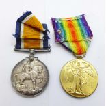 A pair of WWI medals to M-400070 Pte. C. Gath A.S.C.