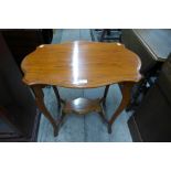 An Edward VII oak occasional table
