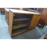 A teak bookcase