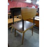 A G-Plan Librenza teak drop-leaf table and another