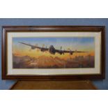 An Adrian C. Rigby Lancaster Bomber print