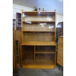 An oak bookcase