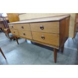 A teak sideboard