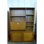 A Danish Domino Mobler teak bookcase