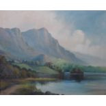 J. Wilson, Scottish loch landscape, oil on canvas, dated 1904, 40 x 50cms, framed