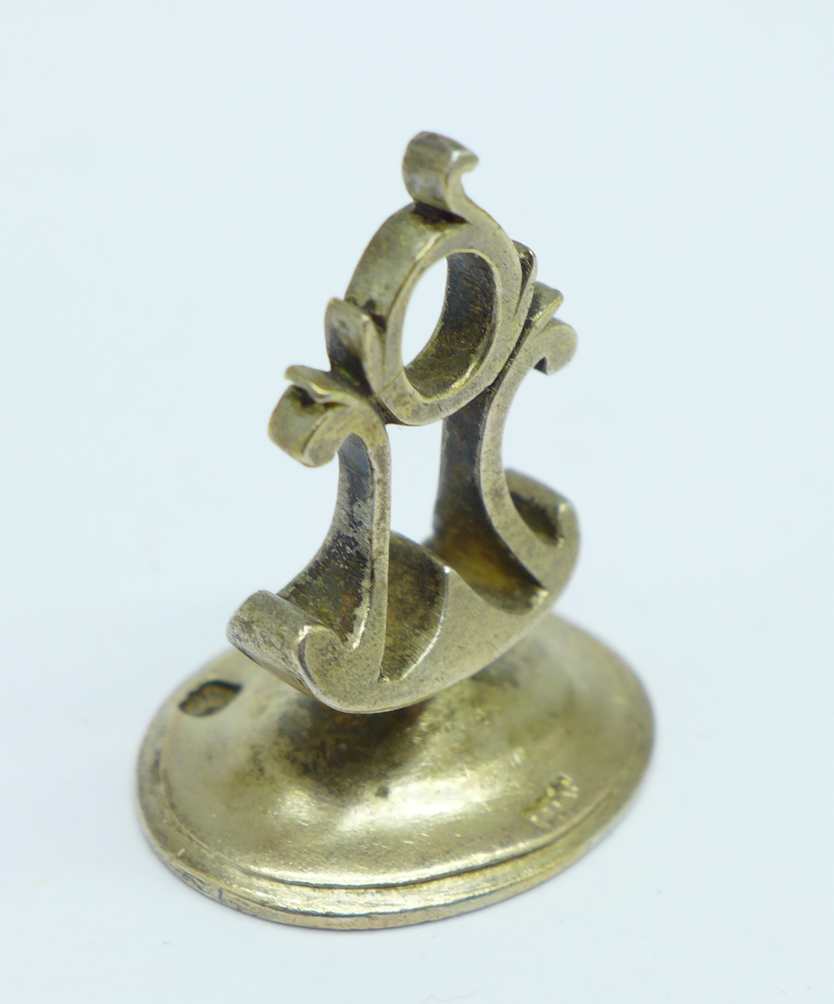 A Georgian silver seal fob, 17g - Image 2 of 3