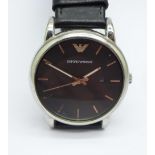 A gentlemen's Emporio Armani wristwatch