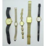 Five Rotary wristwatches