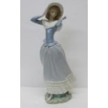 A Lladro figure, Spring Breeze, 36cm, model no. 4936, designer Vicente Martinez, issued 1974-1991