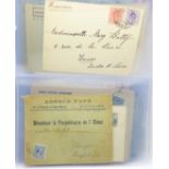 Stamps; postal history items from Spain, pre-stamp to 1950, 30 items, over half Civil War and