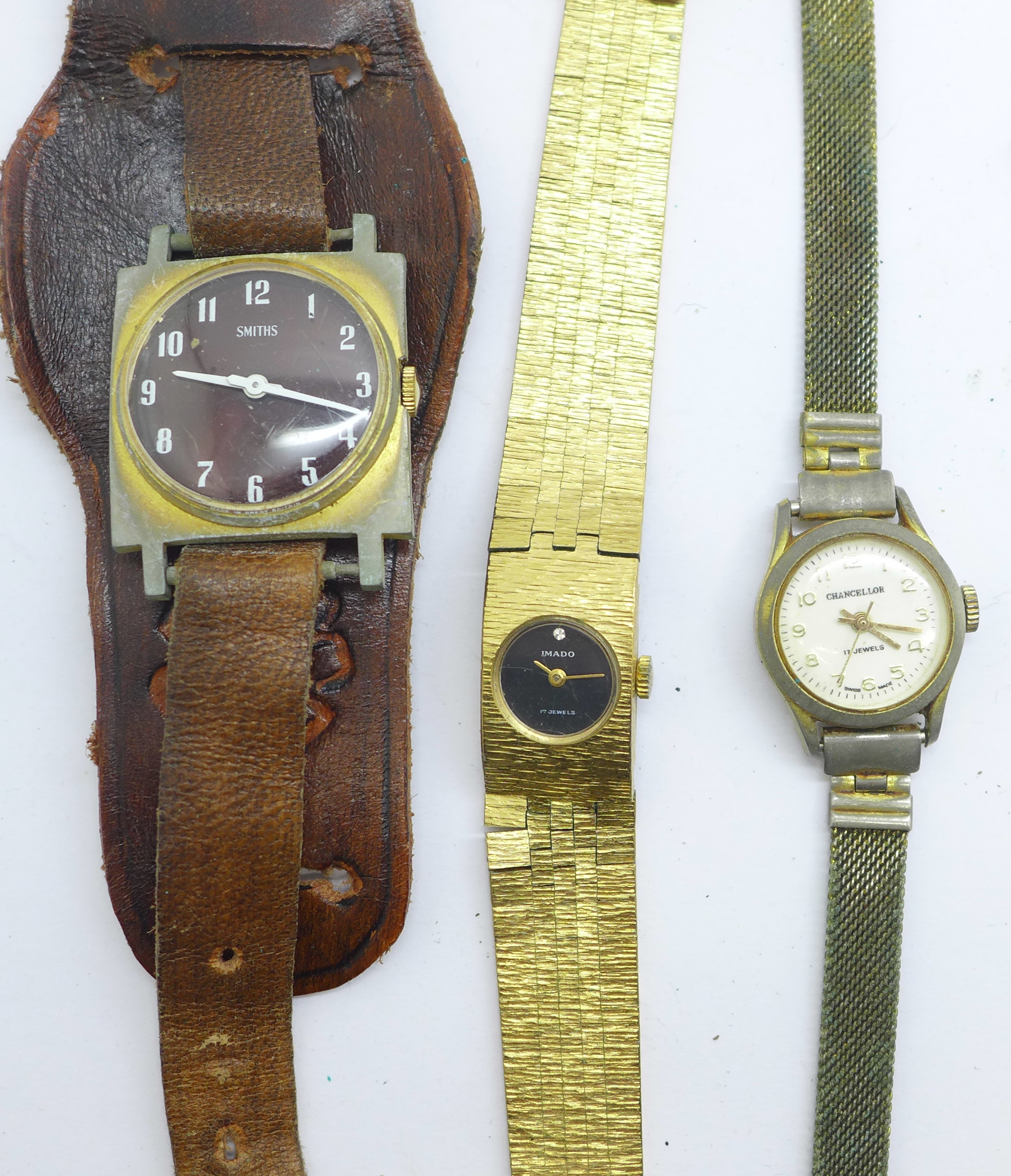 Fourteen manual wind wristwatches and pendant watches including Buler, Bifora, Smiths, etc. - Bild 2 aus 6